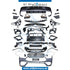W167 COUPE GLE 63 BODYKIT COMPLETE. FRONT BUMPER, REAR DIFFUSER, AND EXHAUST